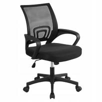 Biuro kėdė Yaheetech, juoda, ergonomiška, su tinkleliu, reguliuojama