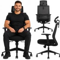 Žaidimų ir biuro kėdė GK3 Premium II, ergonomiška, su 3D reguliavimu, pasukama