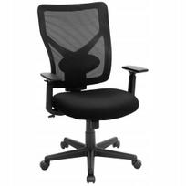 Biuro kėdė SONGMICS, juoda, ergonomiška, tinklinis atlošas, iki 120 kg