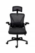 Ergonominė biuro kėdė su reguliuojamu atlošu ir galvos atrama