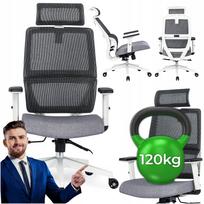 Biuro kėdė NICKI, ergonomiška, juoda, su pasukamu mechanizmu