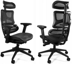 Biuro kėdė ERGOTECH, juoda, ergonomiška