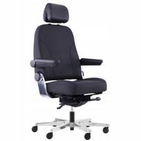 Biuro kėdė SUPER DURABLE, juoda, ergonomiška, reguliuojama, max 200 kg