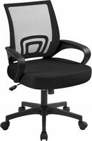 Biuro kėdė, ergonomiška, su tinkline nugara ir porankiais