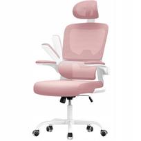 Ergonominė biuro kėdė su juosmens atrama, rožinė, X24F00K130
