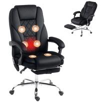 Biuro kėdė Vinsetto su vibraciniu masažu, ergonomiška
