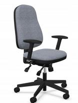 Ergonominė biuro kėdė OFFIX R15K, grafito spalvos