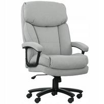 Biuro kėdė HOMCOM, ergonomiška, su supimo funkcija, lininė