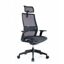 Biuro kėdė AVIRO, juoda, reguliuojama, ergonomiška