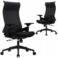 Biuro kėdė, ergonomiška, reguliuojama, juoda