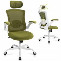 Biuro kėdė COLAMY su tinkliniu atlošu, reguliuojama galvos ir rankų atrama