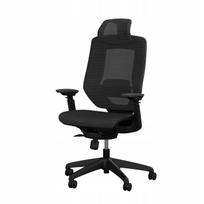 Ergonominė biuro kėdė FLEXISPOT, juoda, su 3D galvos atrama ir tinkleliu