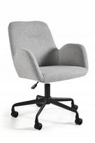 Ergonominė pasukama kėdė BRAVO LF-11, šviesiai pilka, biurui ir namams