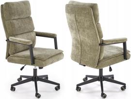 Ergonominė biuro kėdė MARZIANO 2, alyvuogių žalios spalvos, audinys, su pasukama funkcija