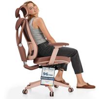Ergonominė biuro kėdė SitPro, rožinė, su pasukama baze