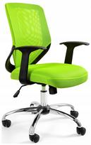 Biuro kėdė MOBI, žalia, ergonomiška, tinklinė nugarėlė