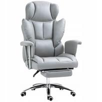 Biuro kėdė HOMCOM su atlošo reguliavimu, ergonomiška, pasukama