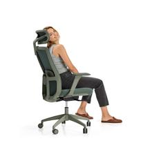 Ergonominė biuro kėdė SitOne, žalia, su pasukama baze