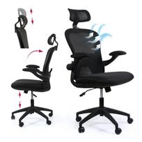 Ergonominė biuro kėdė DH8005H-BK, juoda, su juosmens atrama