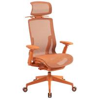 Biuro kėdė Spacetronik oranžinė, ergonomiška, reguliuojama, su pasukama baze