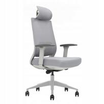 Ergonominė biuro kėdė NORM BHP, šviesiai pilka, sveikai laikysenai