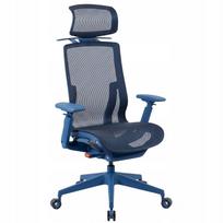 Biuro kėdė Spacetronik, mėlyna, ergonomiška, tinklelis, 135 kg, pasukama