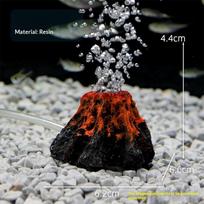 Aquarium Volcano Shape Air Bubble Stone Oxygen Pump Fish Tank Ornament Aquarium Decoration Oxygen A1