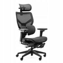 Ergonominė biuro kėdė Ergoshape 2.0, juoda, su pakoju, reguliuojama