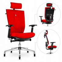 Ergonominė biuro kėdė Kulik System Space, raudona