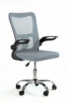 Ergonominė biuro kėdė Sesto Senso V8, pilka, su sulankstomais porankiais