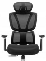 Ergonominė biuro kėdė Hell's Chair HC-1043, juoda, audinys