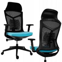 Biuro kėdė, ergonomiška, su tinkliniu atlošu, pasukama