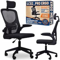 Ergonominė juoda biuro kėdė žaidimams, su pasukamu mechanizmu