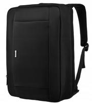 Kuprinė-lagaminas Rovicky R-63102-MX/5826, 2 viename, nešiojamam kompiuteriui iki 15", juoda