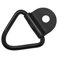 Cargo Lashing Surface Mount V Ring Staple Cleat Tie Down Ring Trailers for Trucks Horsebox Ropes 1 black
