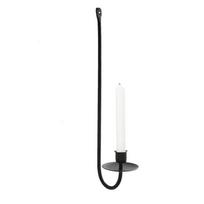 L-Shaped Metal Candle Sconce Retro Minimalist Wall Mount Candle Holder for Coffee Shop Party Decor A1
