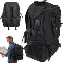 Mokyklinė kuprinė URBAN SPORTS, juoda, 60 l, neperšlampama