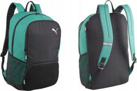 Mokyklinė sportinė kuprinė PUMA Team Goal Premium XL, žalia-juoda