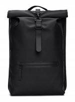 Miesto kuprinė Rains Rolltop 13 l, juoda