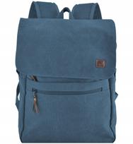 Miesto kuprinė Semi Line Canvas J4922-2, jūros spalvos, lengva ir patvari