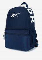 Kuprinė REEBOK, tamsiai mėlyna, su balta sportine emblema, talpi ir lengvai sulankstoma