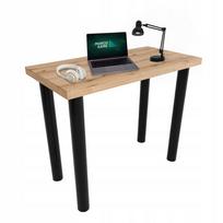 Darbo stalas LOFT MARCO GAME ROCK, ąžuolo stalviršis, 80x40 cm