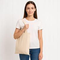 Medvilniniai pirkinių maišeliai 38x42, tinkami spaudai ir tapybai, 145 g