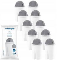 Vandens filtro kasetės Wessper Protect, tinka Aquaphor/Dafi ąsočiams, 10 vnt., kietam vandeniui