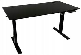 Reguliuojamas stalas VertiGo RXD1-3-2RR, juodas, 120x60 cm, aukštis 71–120 cm