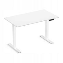 Elektrinis stalas LVNSystem Control Flex+ 120x67 cm, baltas, reguliuojamo aukščio
