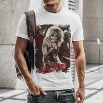 Tina Turner T Shirt - white. Retro 80's mens & womens all sizes. Music tour. S