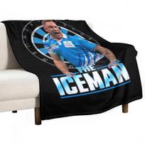 Gerwyn Price Darts - Velsas The Iceman Darts PDC 2022 - ledinis žmogus Gerwyn Price Mesti pledas Vasariniai patalynės pledai sofa 100X150CM