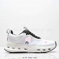Cloudnova X Unisex Lightweight Running Shoes Daily Wear Breathable Mesh Slip-Resistant Rubber Sole Comfortable Cushioning 36 white