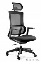 Ergonominė biuro kėdė Unique Elegance, juoda